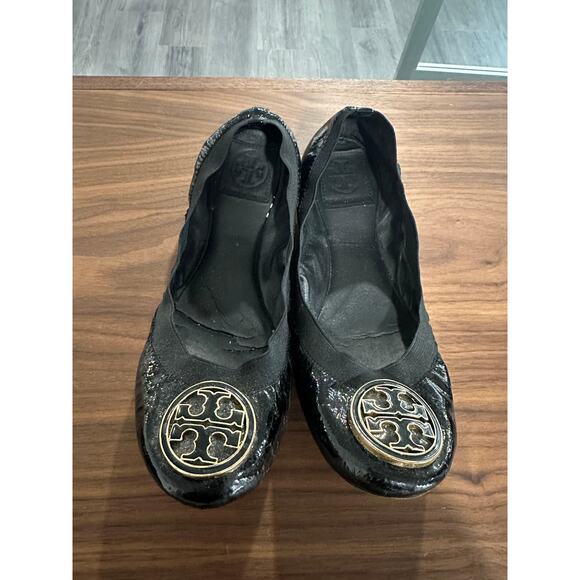 Tory Burch Reva Ballet Flats Size 8.5 - Picture 1 of 9